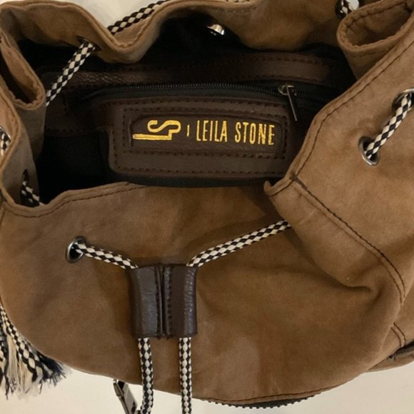 NWOT Leila Stone Boho Shoulder Bag - Picture 6 of 7